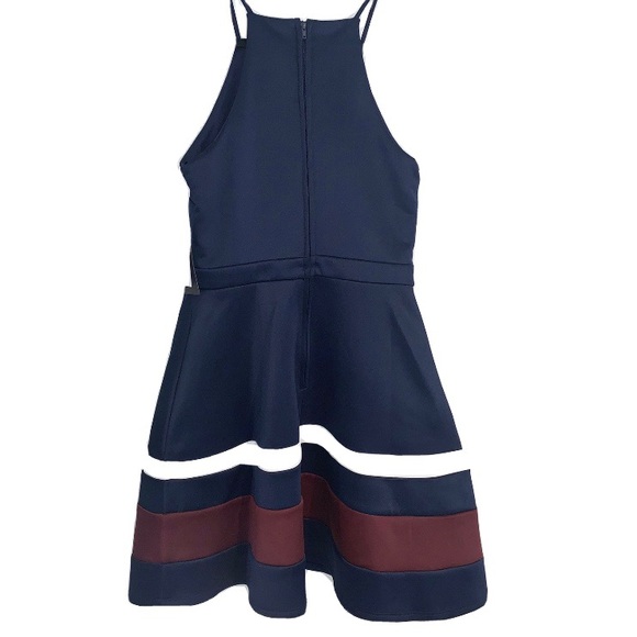 NWT Juniors Fit and Flare Dress - Picture 2 of 9